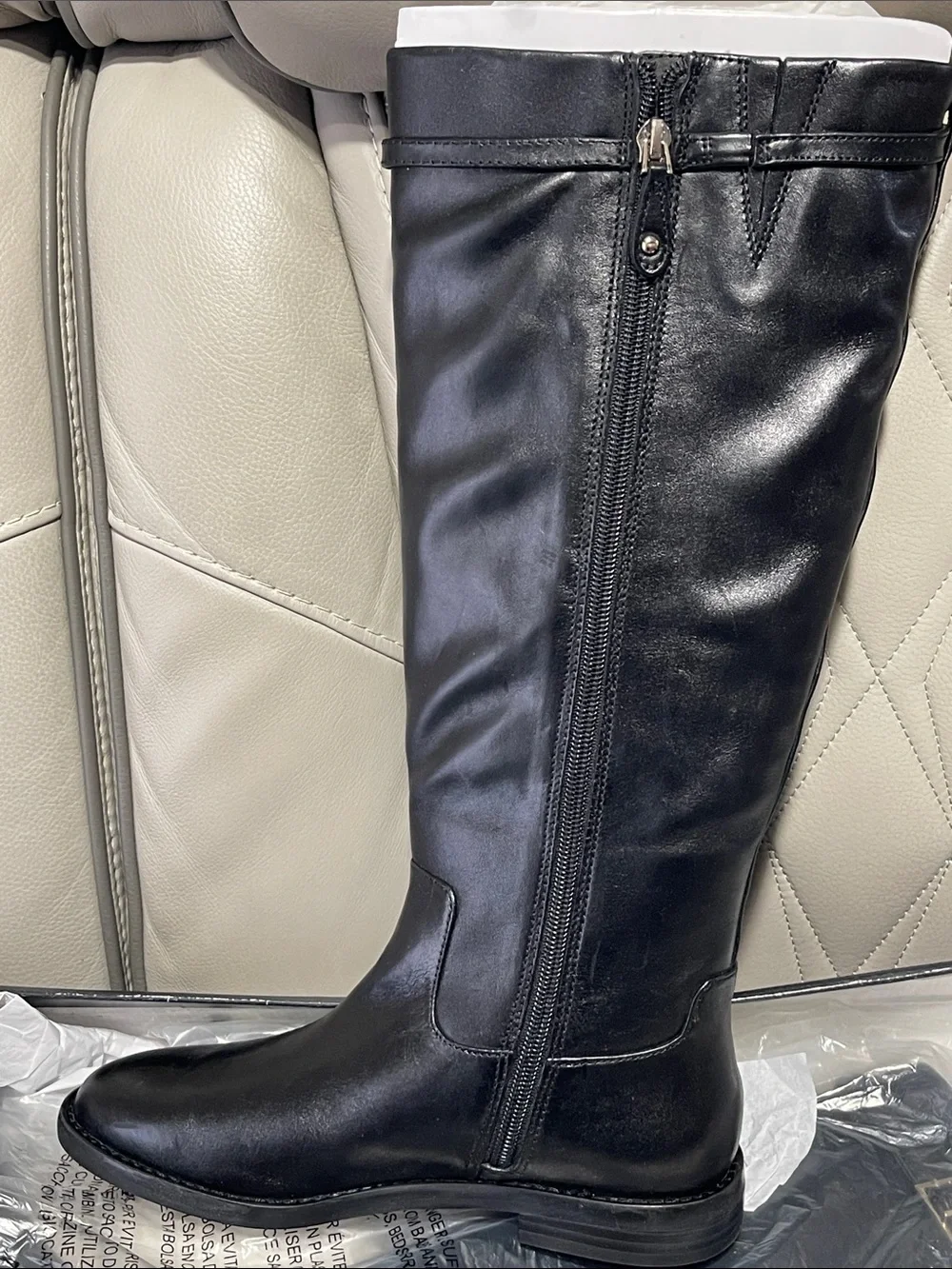 INC International Concepts BRITTAL Women's Over-the-Knee Riding Boots in Black